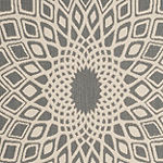 Safavieh Courtyard Collection Jacinth Geometric Indoor/Outdoor Round Area Rug