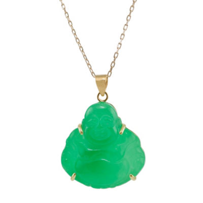 green jade necklace