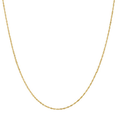 14K Gold 1430" Solid Singapore Chain Necklace JCPenney