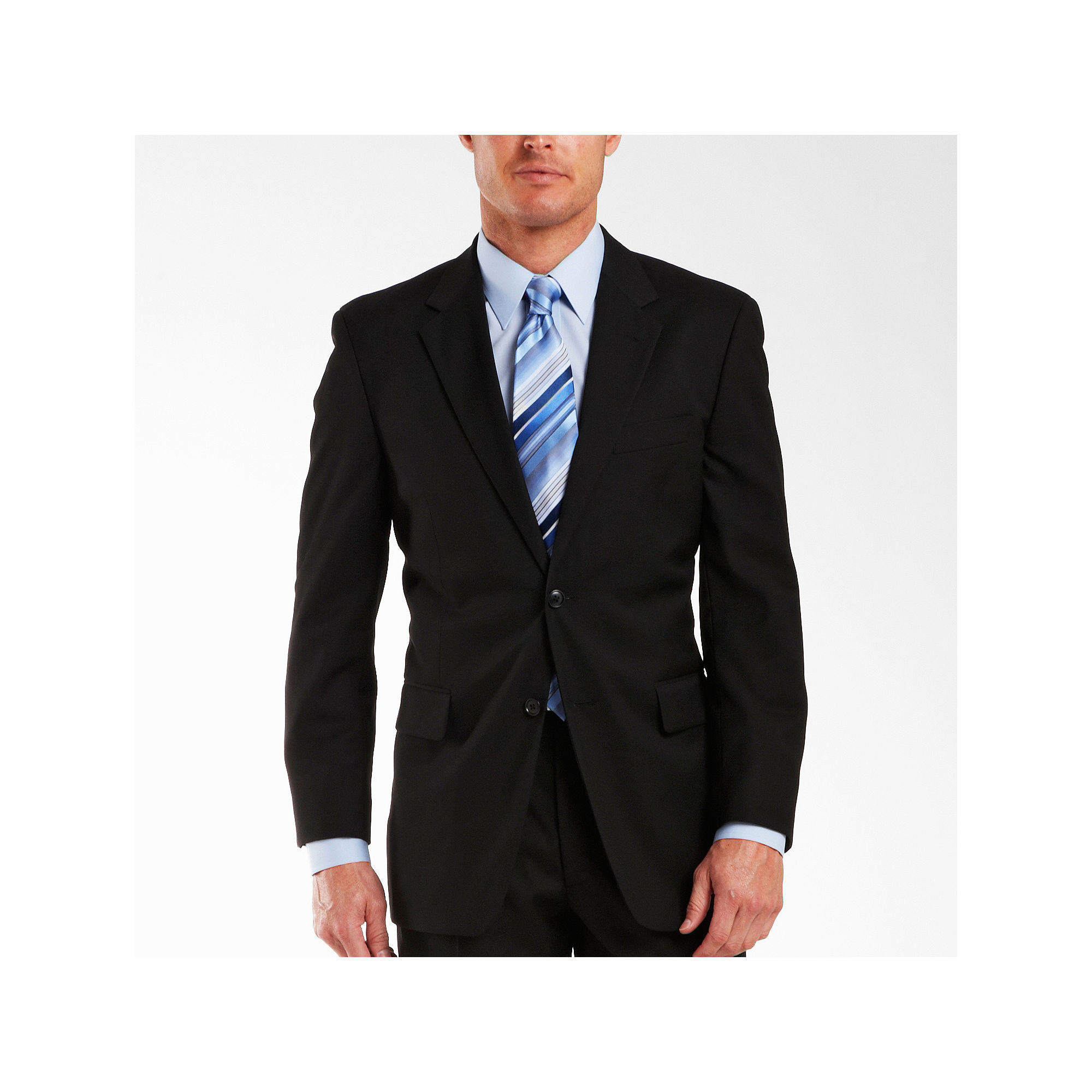 UPC 667509002487 product image for Adolfo Black Suit Jacket - Portly | upcitemdb.com