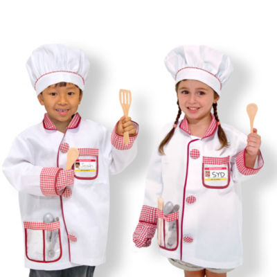 Melissa & Doug Chef Role Play Costume Set Unisex Costume