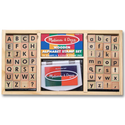 melissa and doug alphabet stamp set