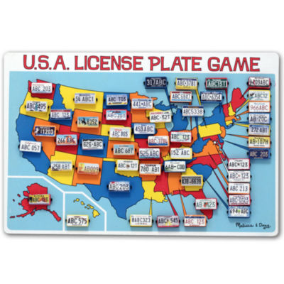 melissa doug license plate game