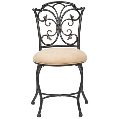 Sparta Bathroom Vanity Stool Color Black Gold Jcpenney