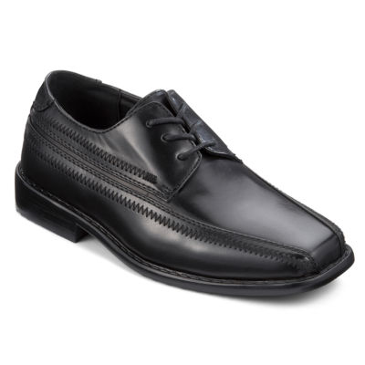 Stacy Adams Boys Bowman Oxford Shoes Closed Toe, Color: Black - JCPenney