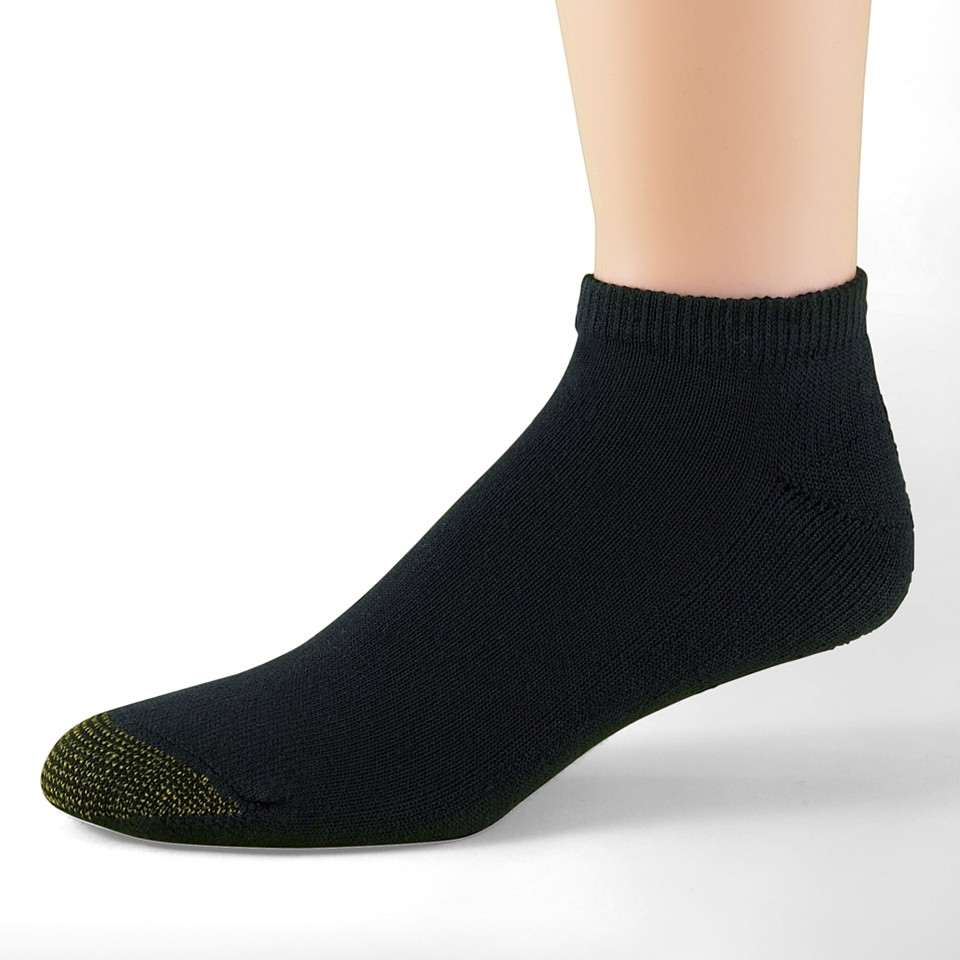 Gold Toe 3 pk. Ultra Liner Socks, Black, Mens