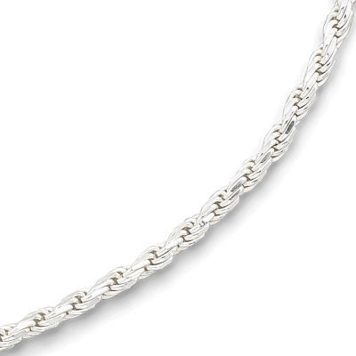 silver rope necklace