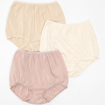 Underscore® Cotton Briefs, Tailored Panties 3 Pack, Color Naturals