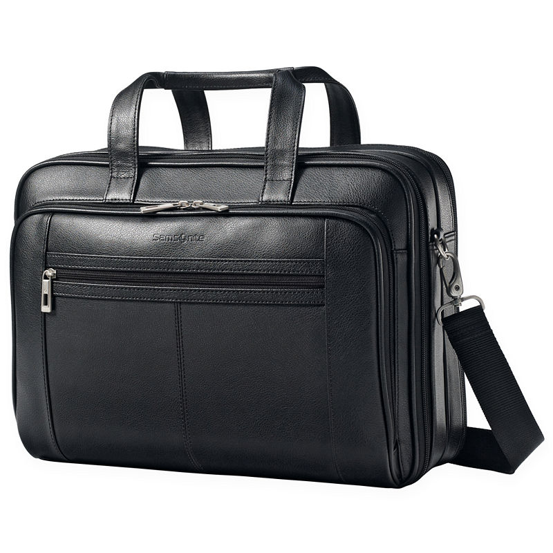 Samsonite Leather Business Case - Briefcases - Black - Black ...