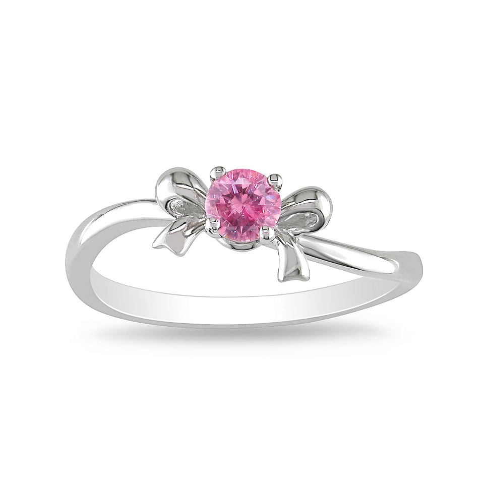 1/5 CT. T.W. Pink Diamond Ring, White/Gold, Womens
