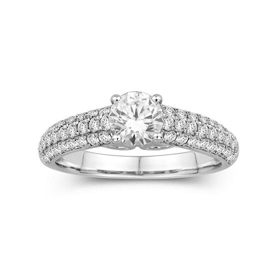 1 1/2 CT. T. W. Diamond Ring, Color: White Gold - JCPenney