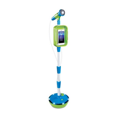 discovery kids toy microphone with stand