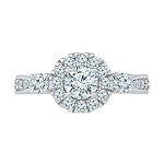 Promise My Love Womens 1 CT. T.W. Genuine White Diamond 10K White Gold Promise Ring