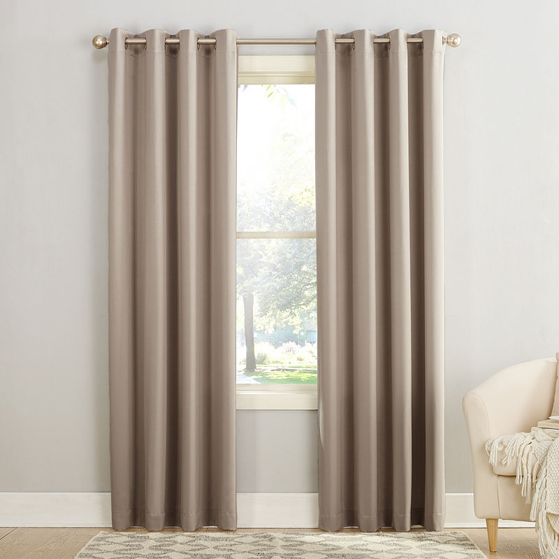 Sun Zero Grant 54" x 108" Grommet Top Curtain Panel