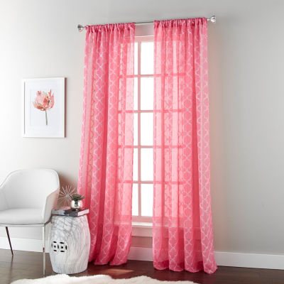 Jess Rod Pocket Curtain Panel Jcpenney