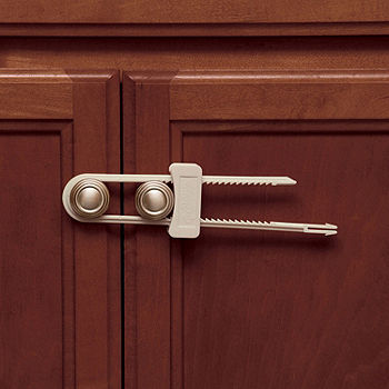 Double Door Cabinet Lock 2pk, Double Door Cabinet Lock With Key