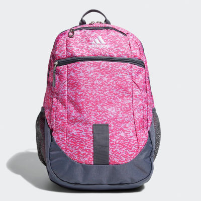 pink and grey adidas backpack