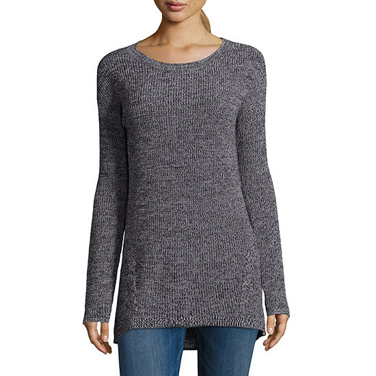 A.N.A Long Sleeve Round Neck Pullover Sweater