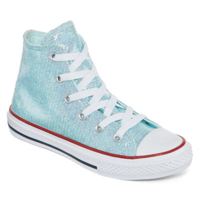 teal converse kids
