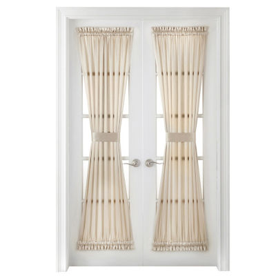 Jcpenney Home Hilton Light Filtering Rod Pocket Single Door Panel