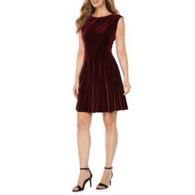 jcpenney velvet dress