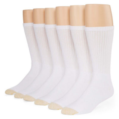 Gold Toe® Men's 6pk. Athletic Crew Socks Extended Size JCPenney