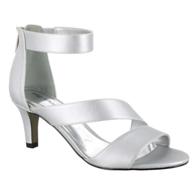 easy street silver pumps