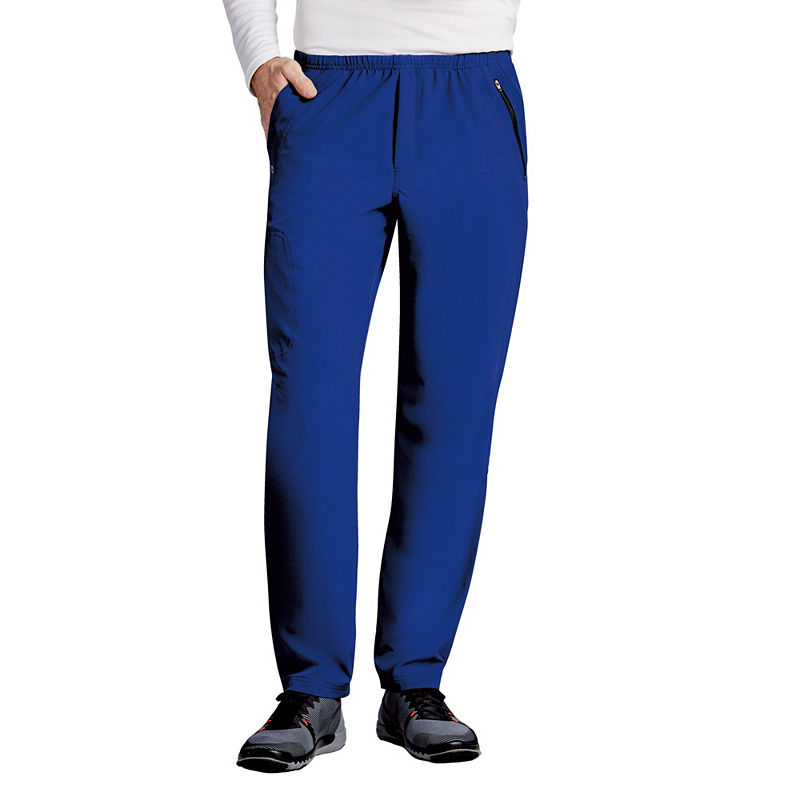 Barco One Men'S 0217 7 Pocket Cargo Performance Scrub Pant - Tall, Mens, Size Medium Tall, Blue