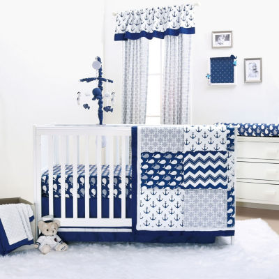 The Peanut Shell Nautical 3-pc. Crib 