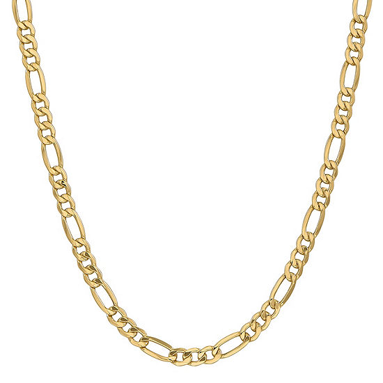 14K Gold 18 Inch Semisolid Figaro Chain Necklace - JCPenney
