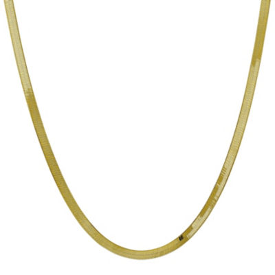 Solid Herringbone Chain Necklace JCPenney