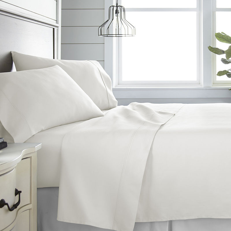Casual Comfort Premium 300Tc 4-Pcsheet Set, 4Pc King, White
