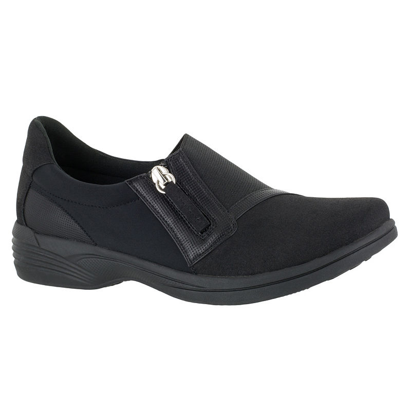 New Easy Street Solite Dreamy Women's Slip-On Shoes, Black, 8 Medium ...