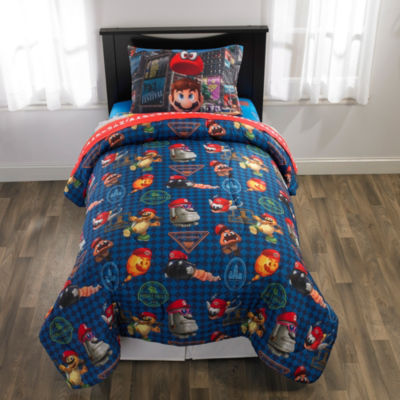 Nintendo Super Mario Reversible Comforter Set Jcpenney Color Multi
