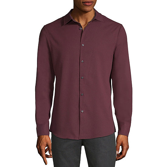 Axist Mens Long Sleeve Button-Front Shirt - JCPenney
