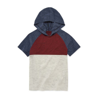 short sleeve hooded tee