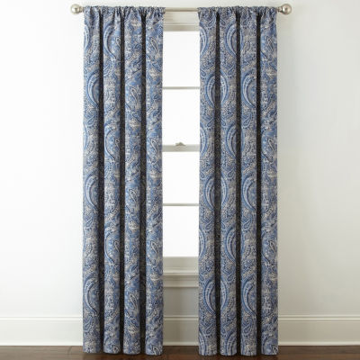 Jcpenney Home Florence Blackout Rod Pocket Curtain Panel