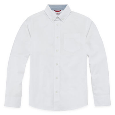 izod white dress shirt