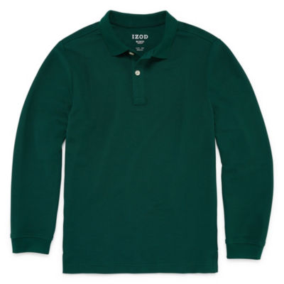 izod long sleeve polo shirts