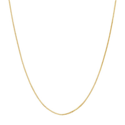 Made in Italy 14K Gold .75mm Box Chain Necklace - JCPenney