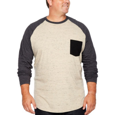 The Foundry Big & Tall Supply Co. Mens Long Sleeve Henley ShirtBig and