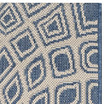 Safavieh Courtyard Collection Jacinth Geometric Indoor/Outdoor Square Area Rug