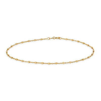 solid silver ankle bracelet