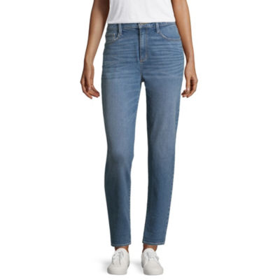 light wash straight leg jeans womens