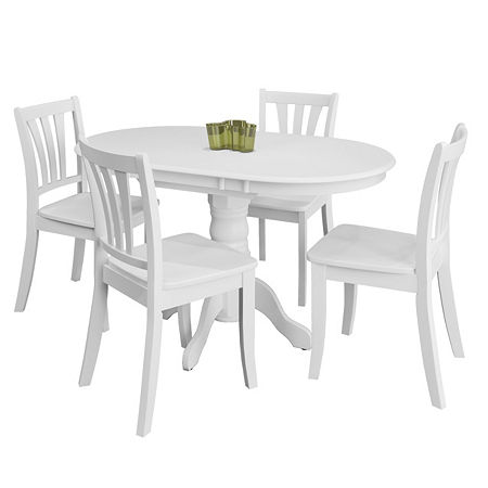 Asstd National Brand5 Pc Dining Set One Size White Dailymail