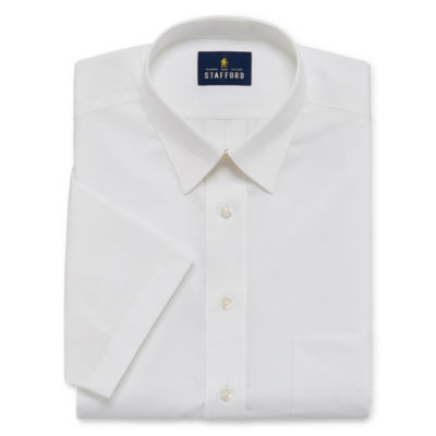 stafford mens short sleeve dress shirts