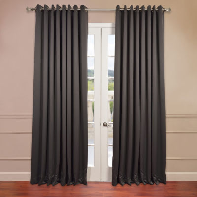 Exclusive Fabrics Furnishing Grommet Top Extra Wide Blackout