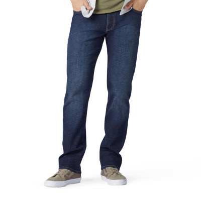 extreme motion straight fit tapered leg jeans