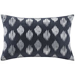 INK+IVY Nadia Dot Cotton Metallic Embroidery Oblong Pillow
