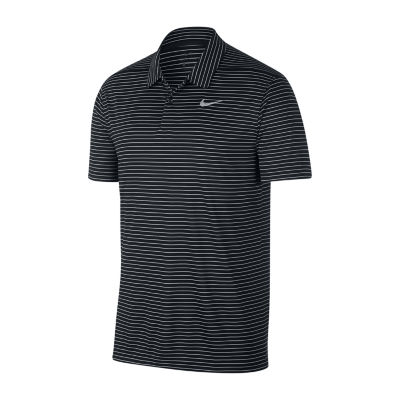black nike polo shirt